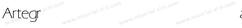 ArtegraSansSC Light字体转换